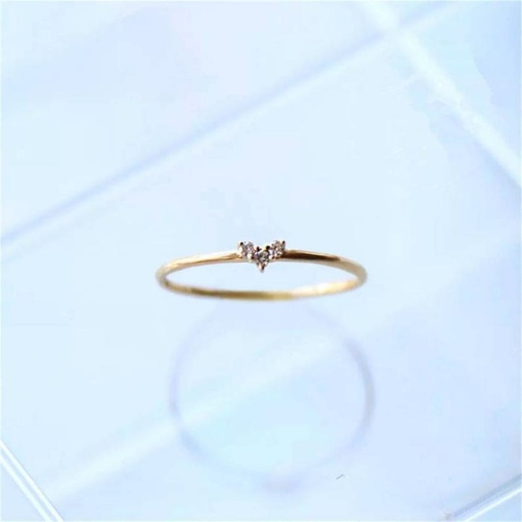 CZ Heart Ring - Picture 4 of 4